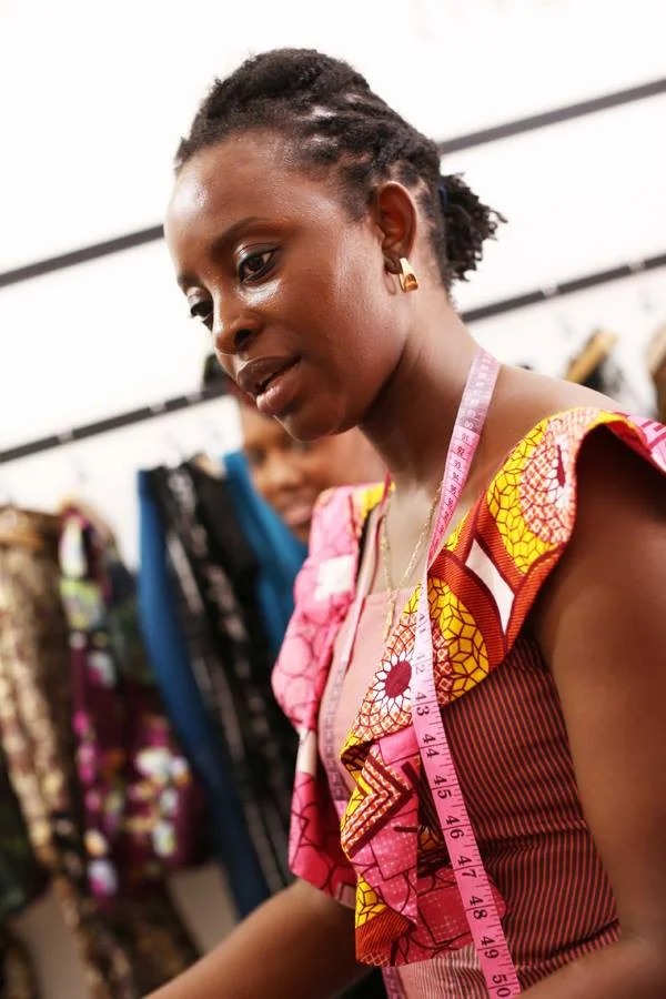 Rachel-Diane Cusiac-Barr, créatrice de la marque Niango . Crédit photo: Genevieve Sauvalle