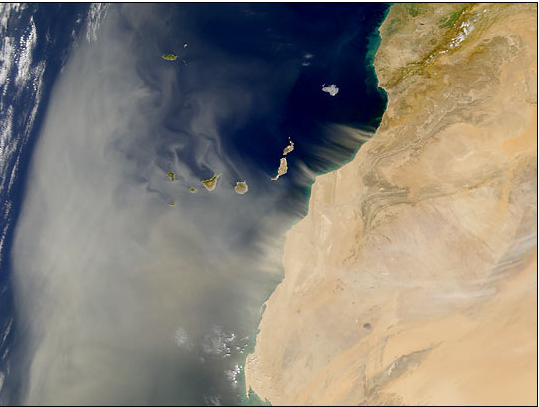 Picture: Nasa's view of the Sahara