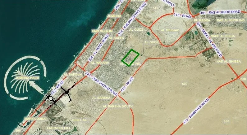 Al Quoz District in Dubai