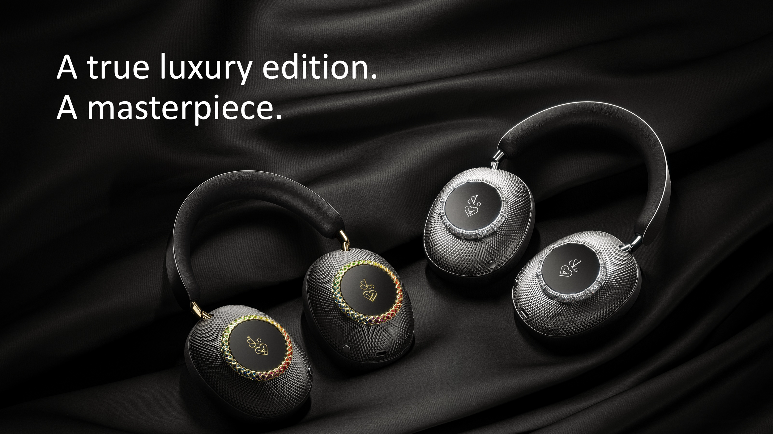 Image of (2) Jacob and Co edition Loewe Leo Over-Ear headphones with powerful on-board computer and software