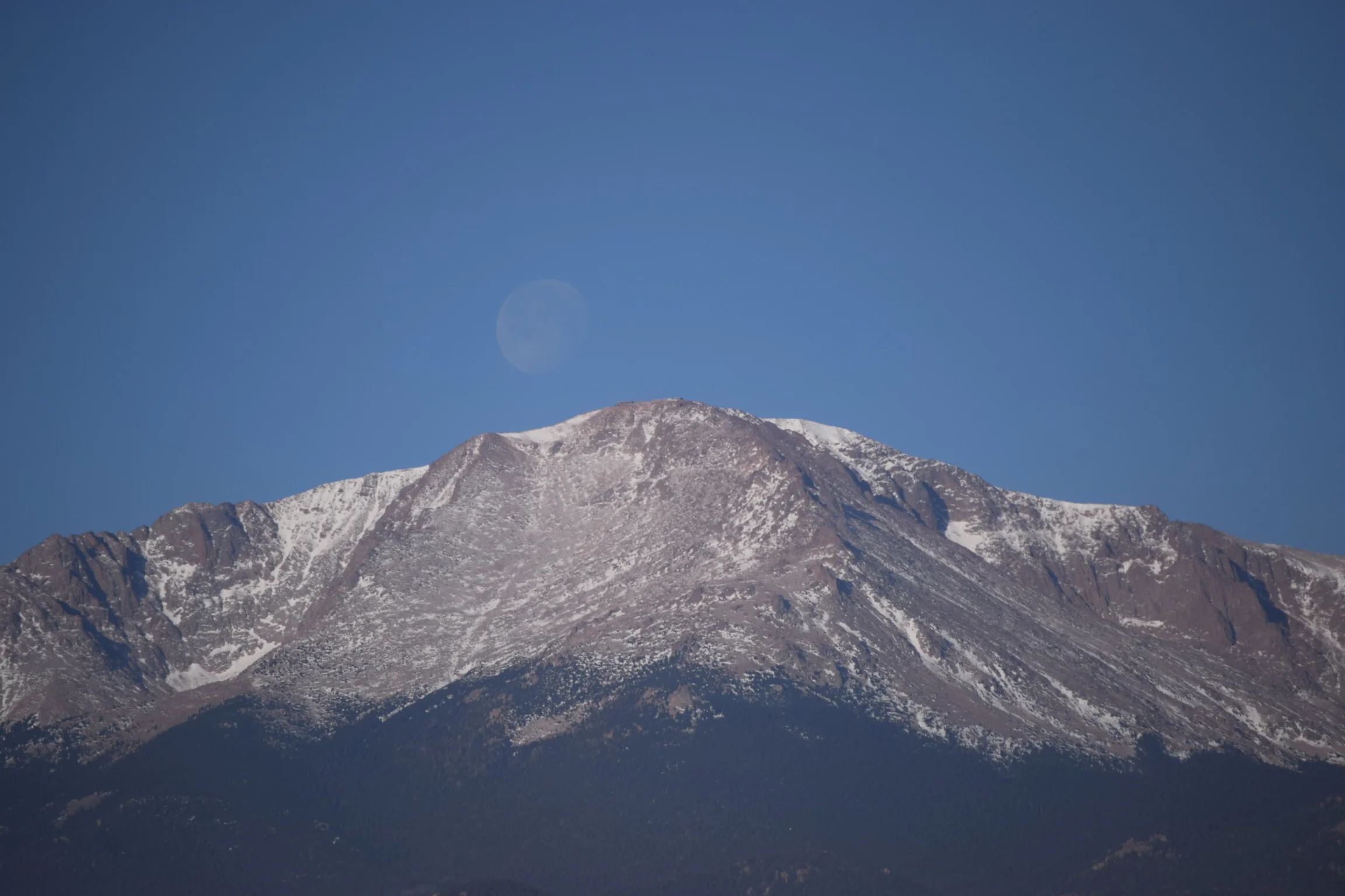Moon over the Rockies