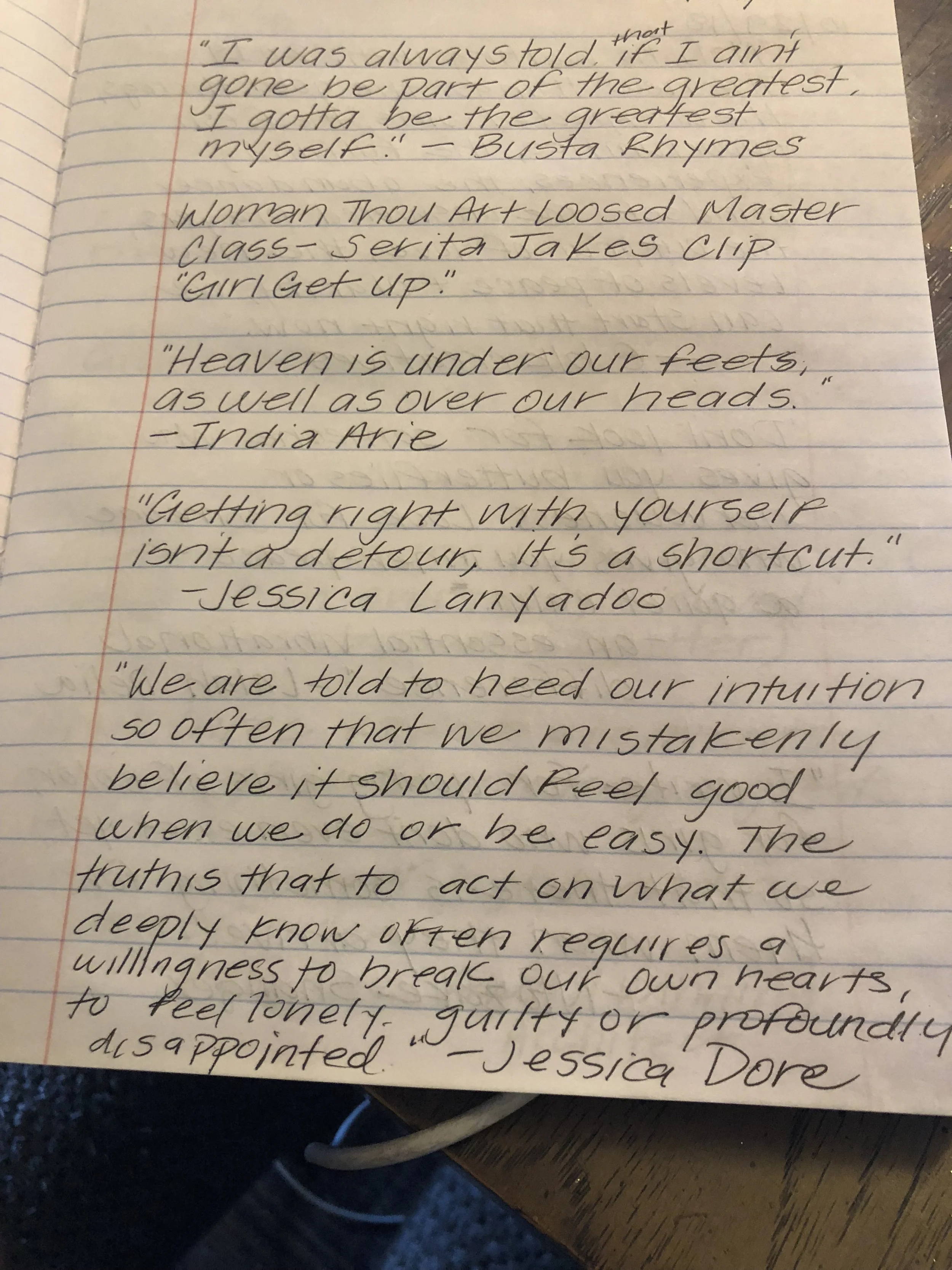 This is a page from inside my Garden Notebook. I consider these to be seeds or fruit, and use this notebook when I develop content for social media. It is helpful to keep it all in once place.