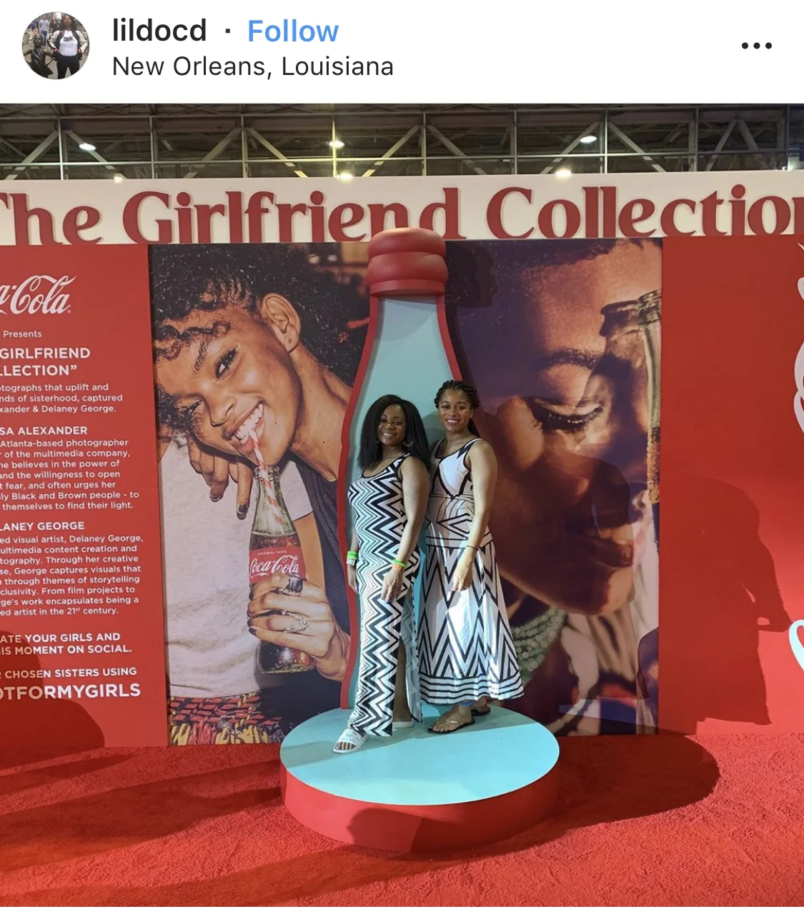 One of my favorite things to see is how major “all-american” brands appeal to segments of the population. Coca cola nailed this. The platform that allows Girlfriends to take a photo in front of a coke bottle, which has long been associated with standards of beauty “the coca cola shape” was perfect. They also nailed it with the photos that could easily be any woman walking around Essence.