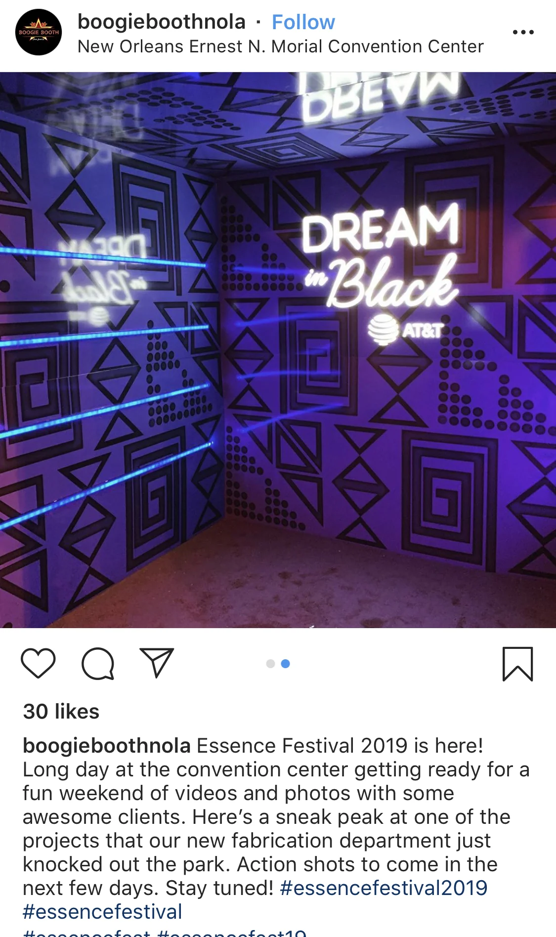 Video activations are pretty cool and I have witnessed them pop up. AT & T linked with @boogiebothnola to create this Wakanda-esque activation.