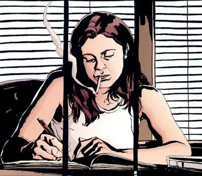 Jessica Jones from the Marvel comic series the show is based off.