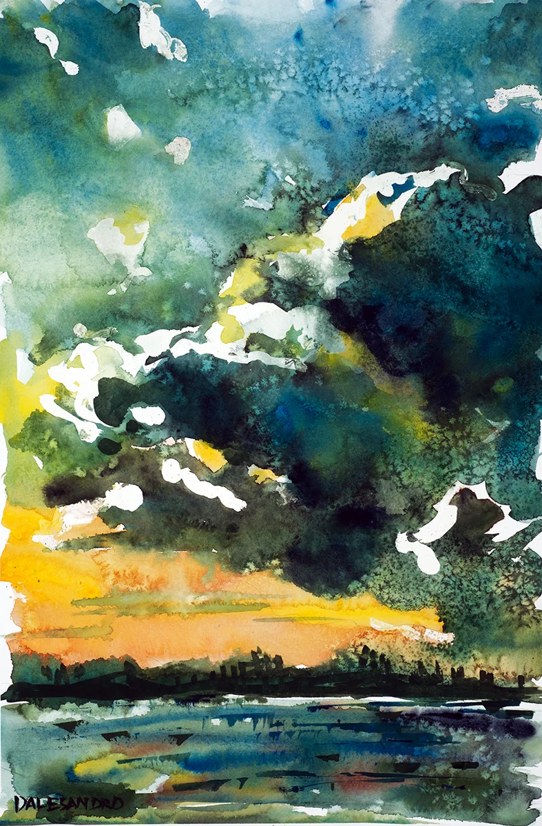 Stormy Bainbridge Island Commute—Original SOLD—Prints available