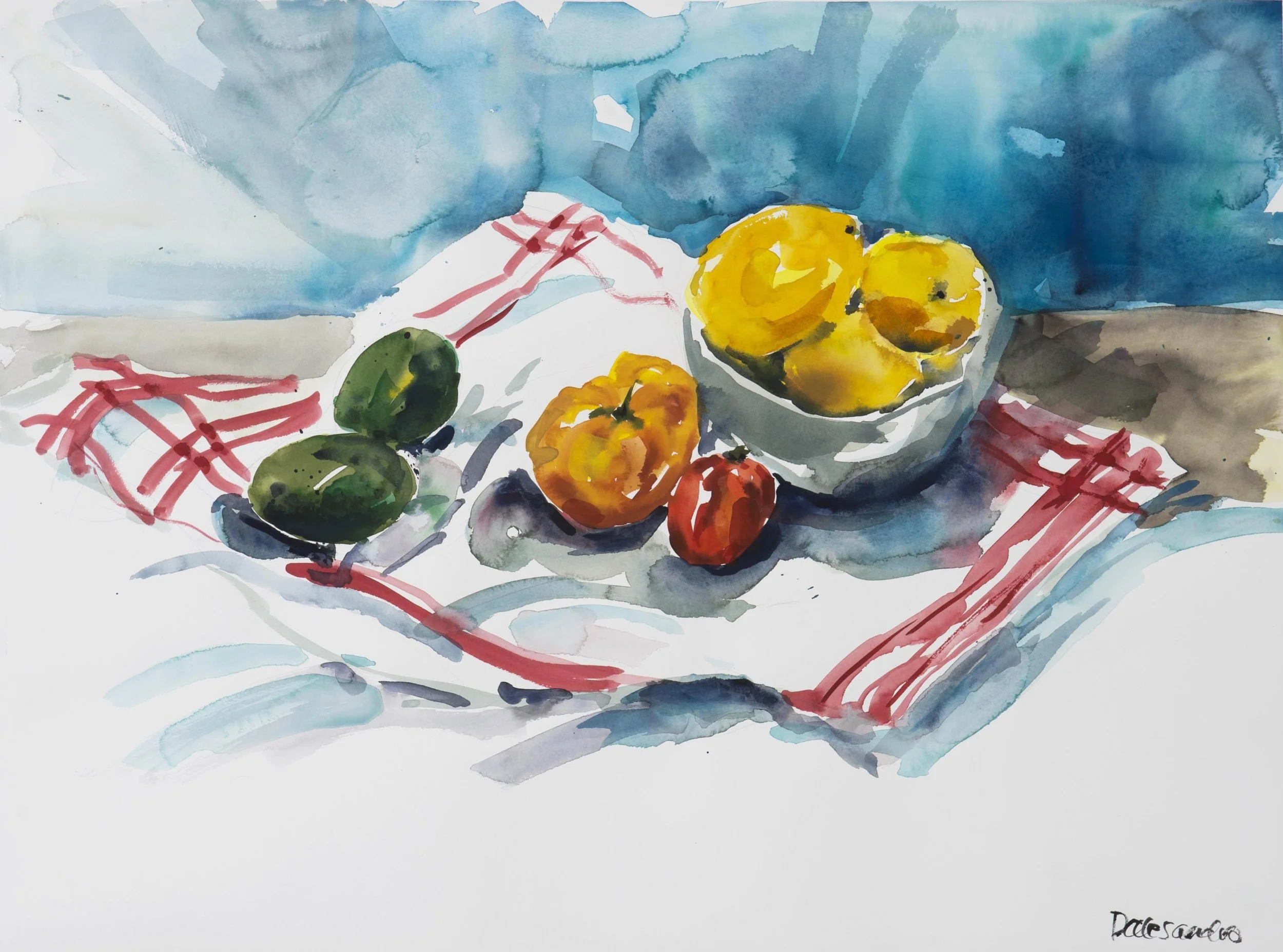 Still Life with Bowl of Lemons