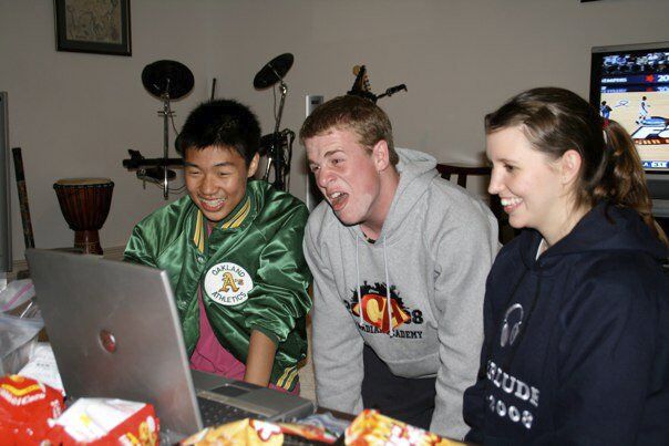 2009, high school me on the left.