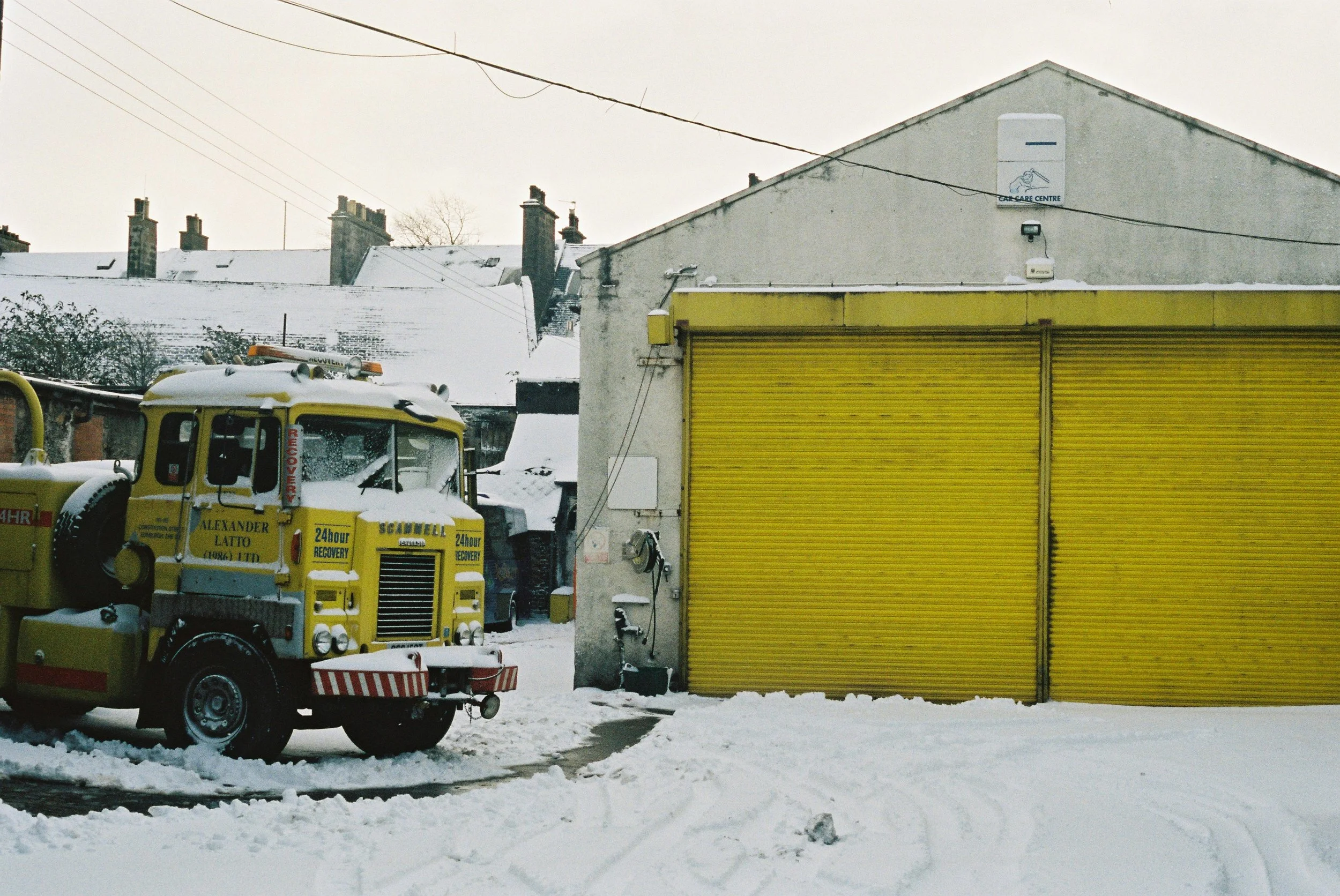 Alexander Latto February 2018 during the Beast from the East cold wave