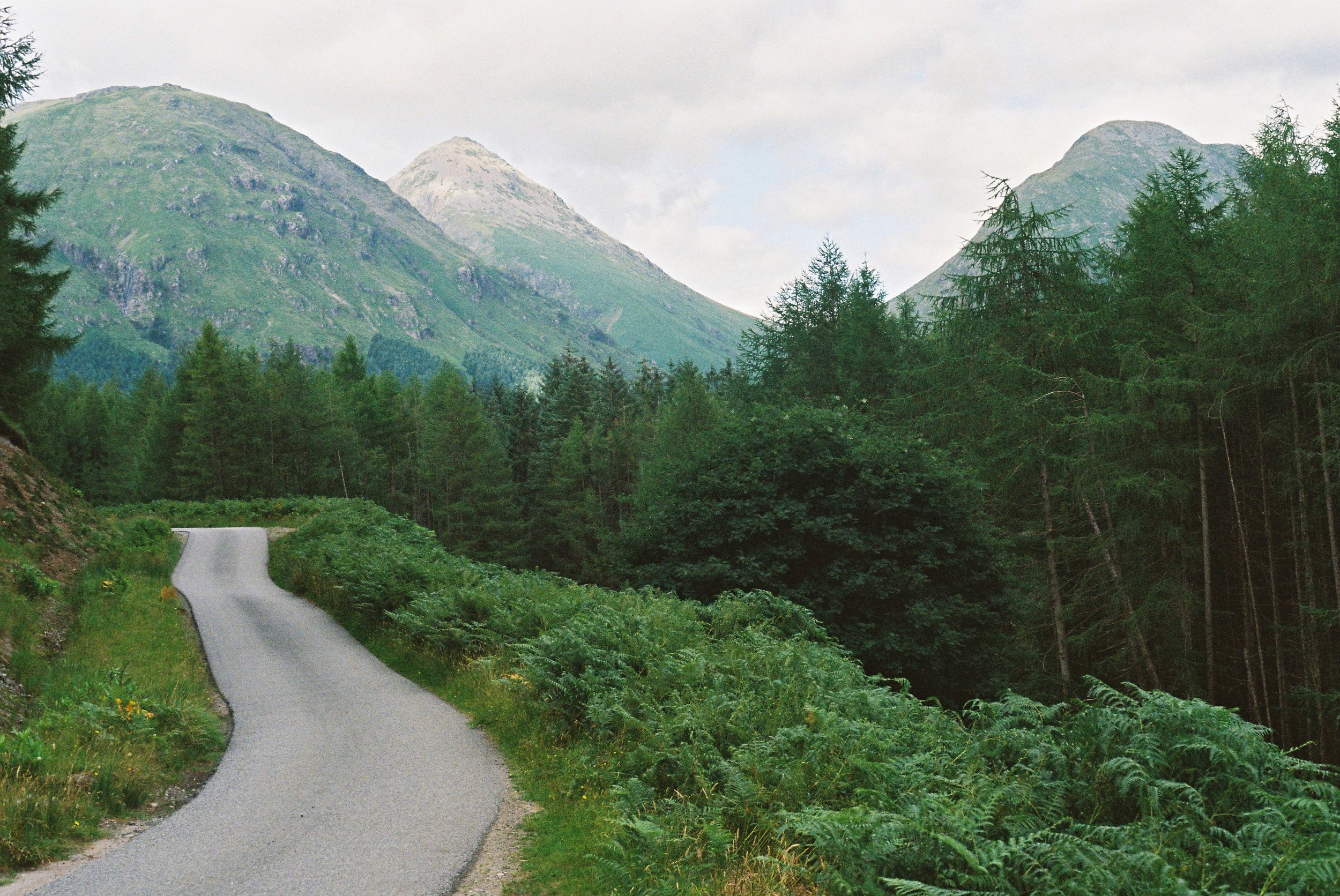 The long and winding road out of Glen Etive