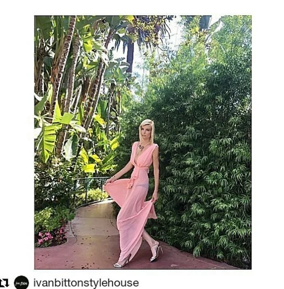 Model/Actress, Eugenia Kuzima wearing SS17 Ngozika Okeke