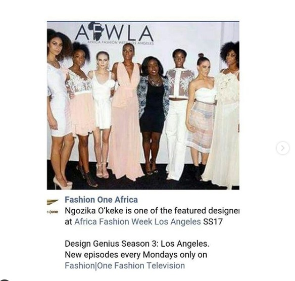 Fashion One Africa-Designer Feature