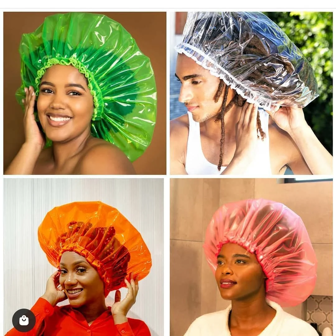 Its Friday🎉🎉 Which color fits your weekend mood? 💚🤍🧡💗
.
.
#ShowerCaps #hair #haircare #shower