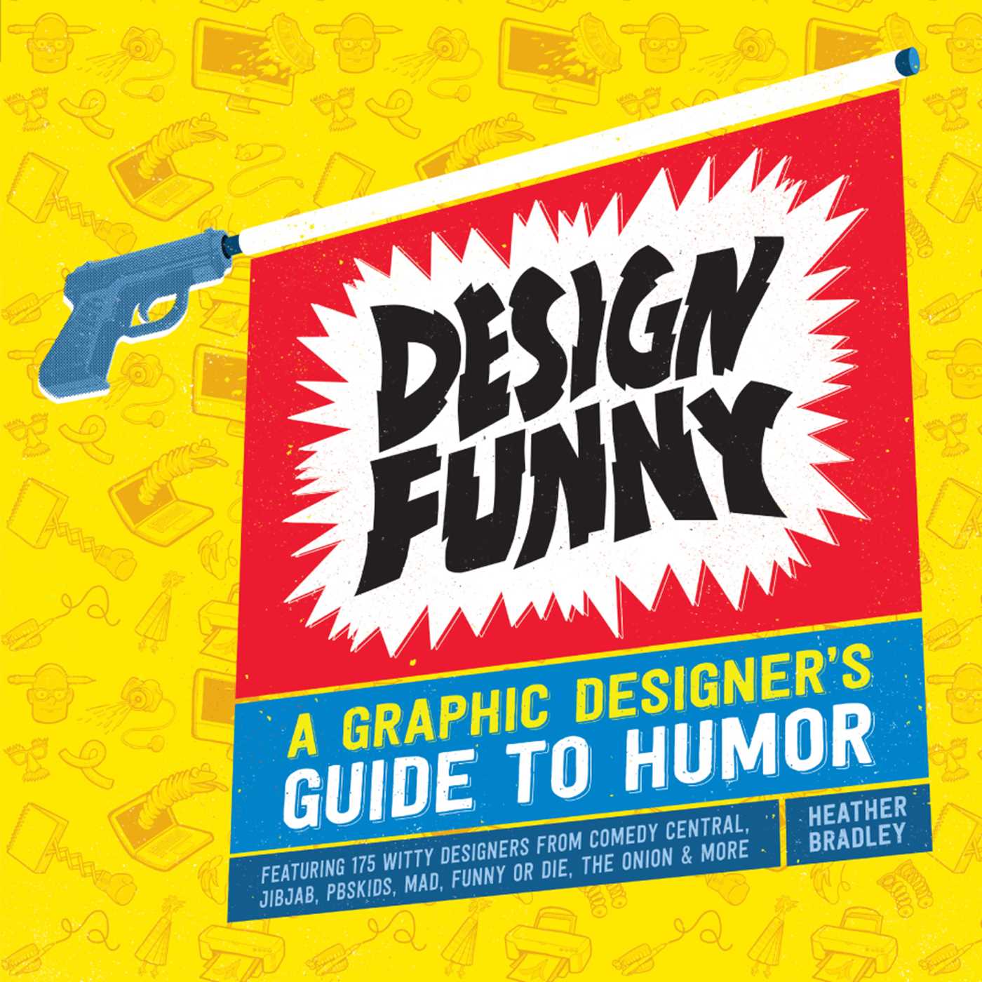 All-natural, free-range and gluten-free, Design Funny: A Graphic Designer's Guide to Humor is an entertaining yet practical guide to the lighter side of the design profession. Inside you'll find inspiration, advice and visual gags from comedy juggernauts The Onion, Comedy Central, Funny Or Die, MAD magazine, JibJab, Cheezburger , as well as dozens of top creative agencies, talented freelance designers and professional comedians. But wait, there's more! You'll also get... 300 witty images 175 contributing designers 42 ways to design funny 10 quizzes to reveal your sense of humor 6 serious reasons to pitch funny 0 bullshit* Discover how you can use 42 principles of comedy to transform your visual communication from ho-hum to ha-ha. Find out what your client or boss needs to hear in order to buy into your funny ideas. Learn astonishing facts about design and humor theory from science, psychology and history. Did you know the first dirty cartoon appeared over 11,000 years ago? Whether you're an aspiring designer, design expert or just like funny pictures, you'll get a kick out of seeing the method behind the madness of designing funny.