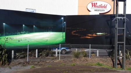   Dust to Dust.  Install view, Henderson Billboards 2013. 