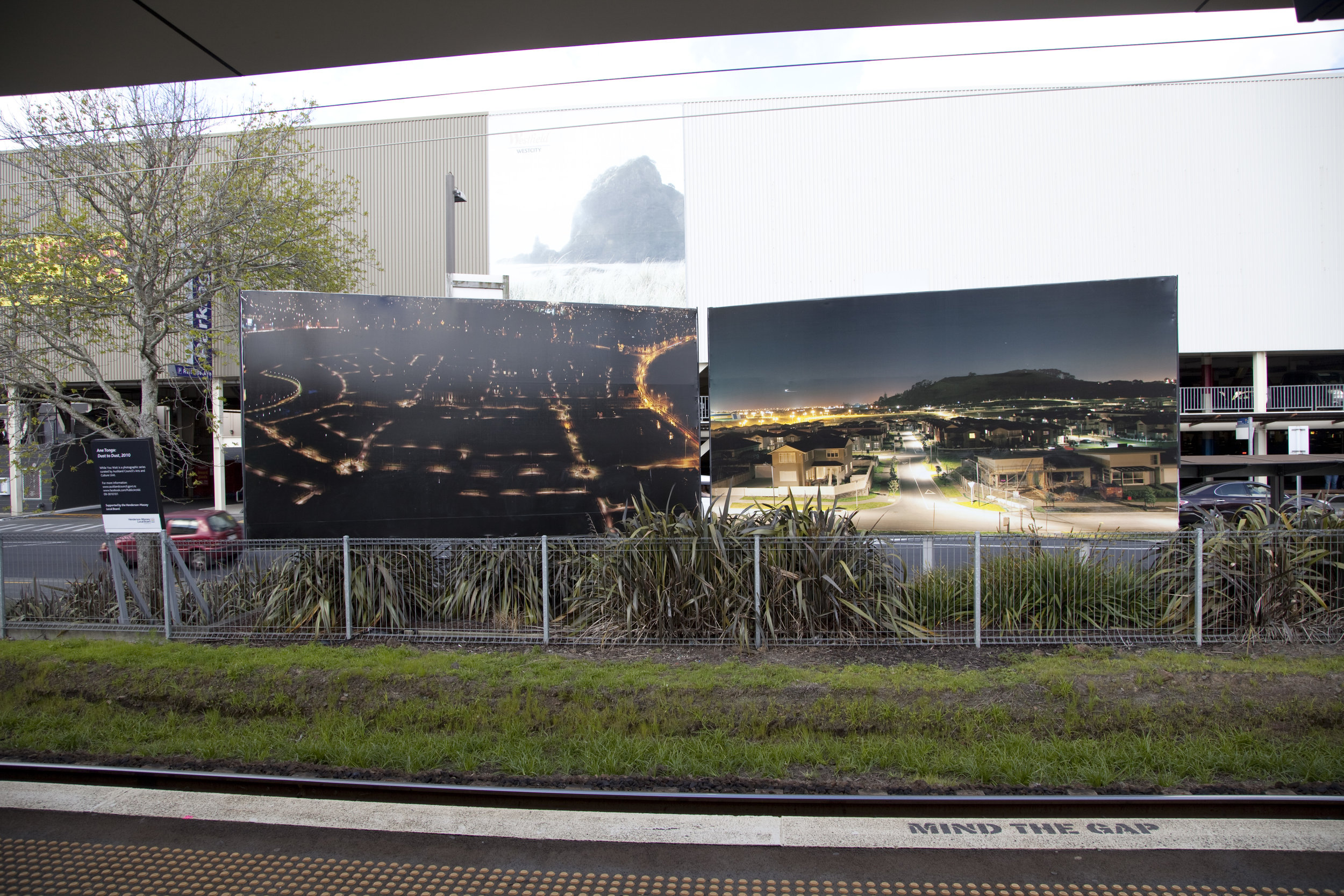   Dust to Dust.  Install view, Henderson Billboards 2013 