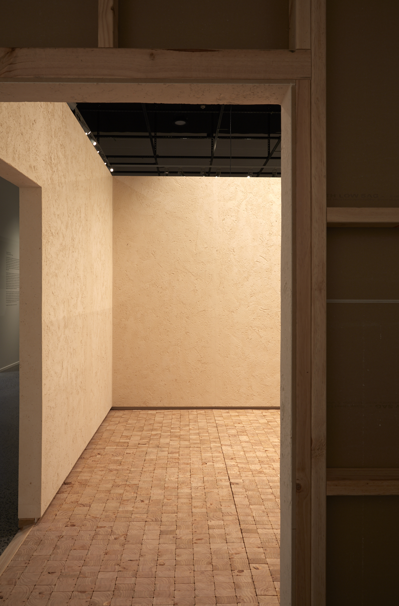 Rufus Knight and Mijntje Lepoutre, Untitled (Presque Rien), The Room, 2019, Objectspace. Image: Samuel Hartnett