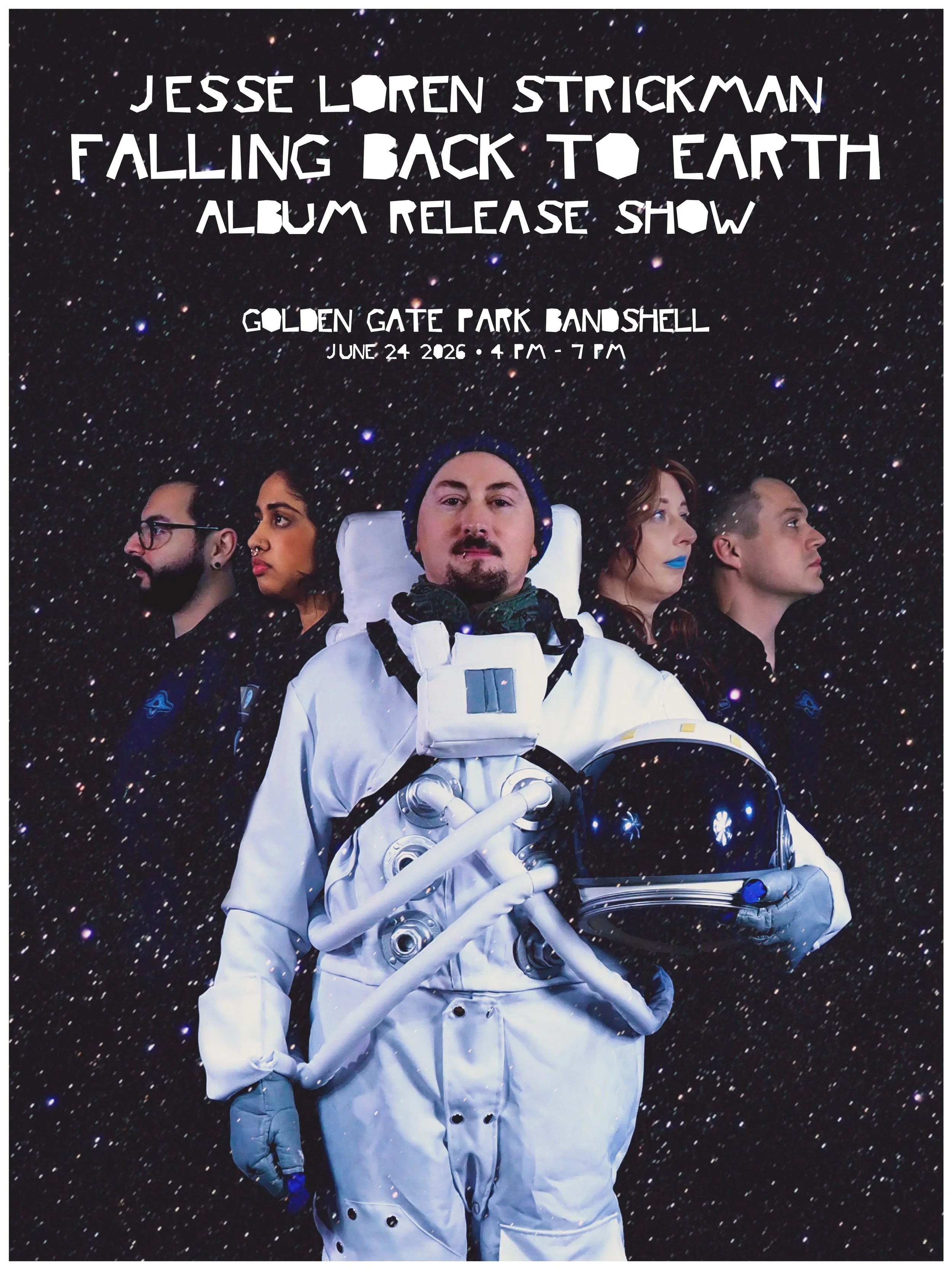 Only 2 weeks until blast off 🚀

@illumin8live presents:
An Evening With Jesse Loren Strickman (album release!)
Opening sets by:
@trixierasputin 
@somelikeitmoni 
Golden Gate Park Bandshell
Wednesday June 24th
4pm - 7pm
All ages free!

We&rsquo;ll ha