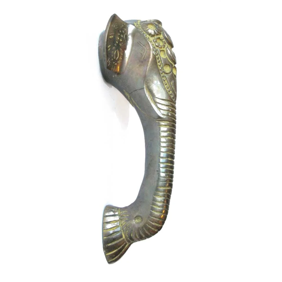 Brass Elephant Door Handle