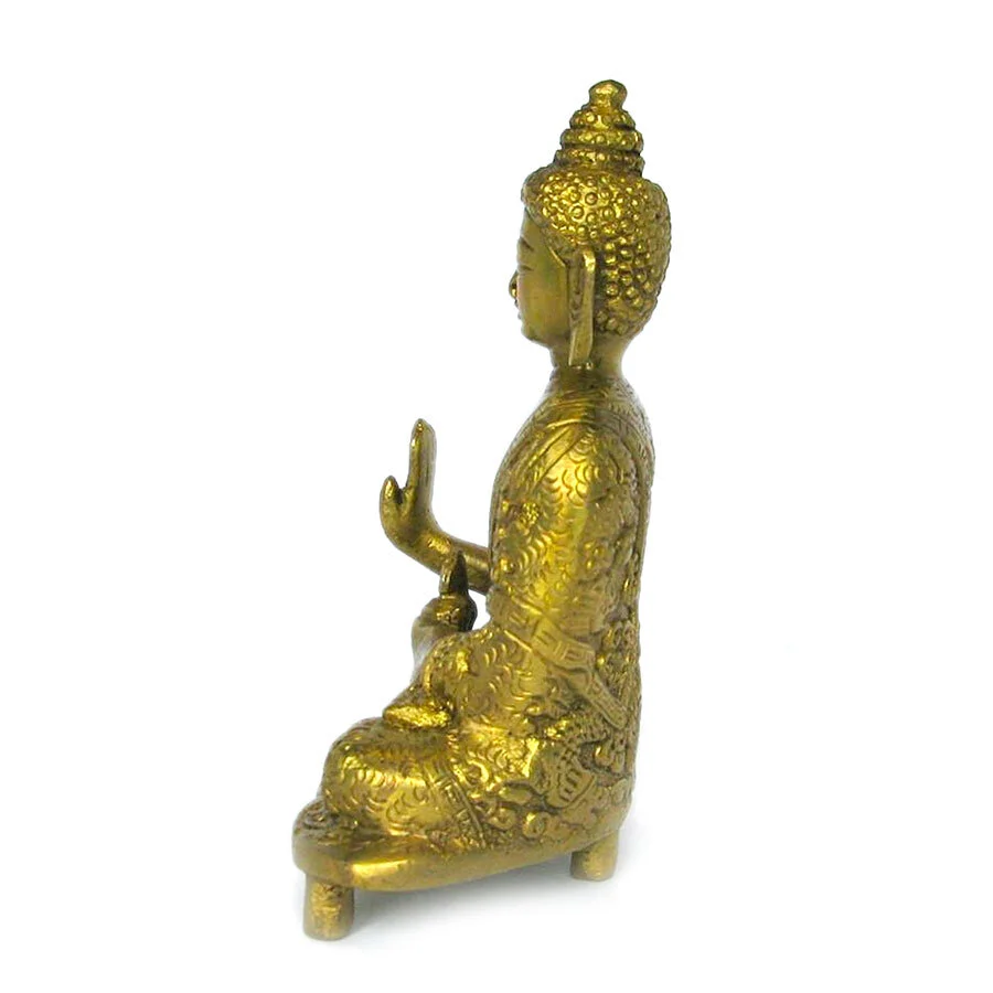 Buddha Brass Statue — Cargo Inc