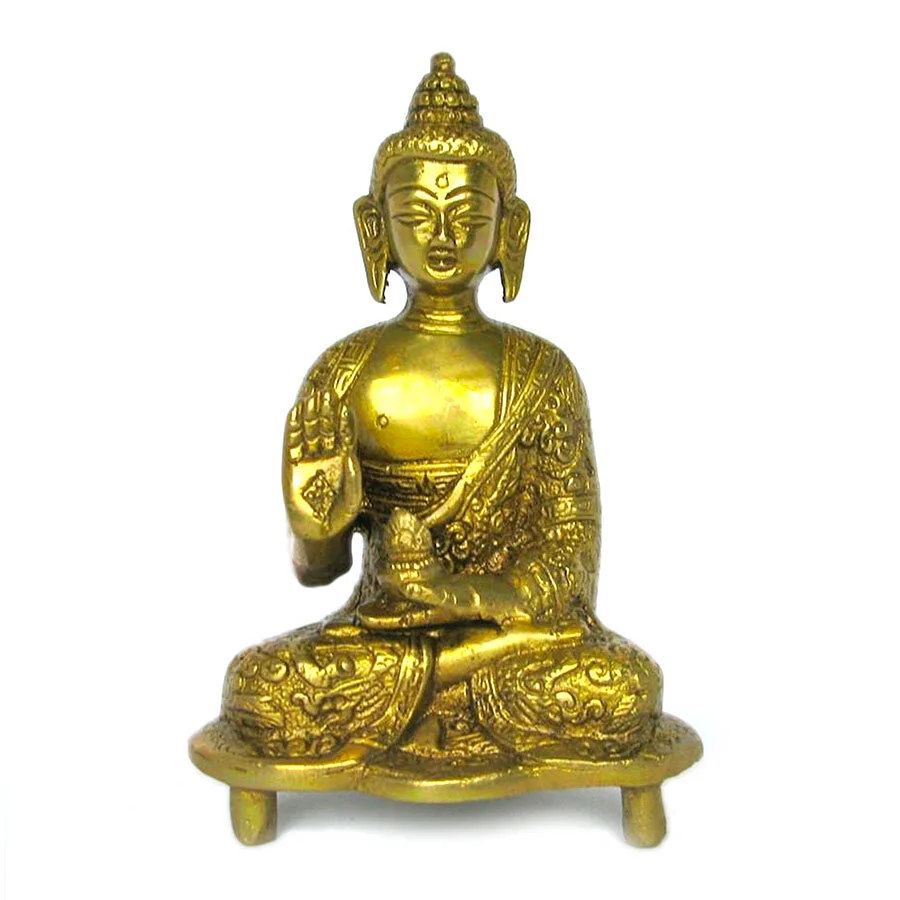 Buddha:  Brass Statue