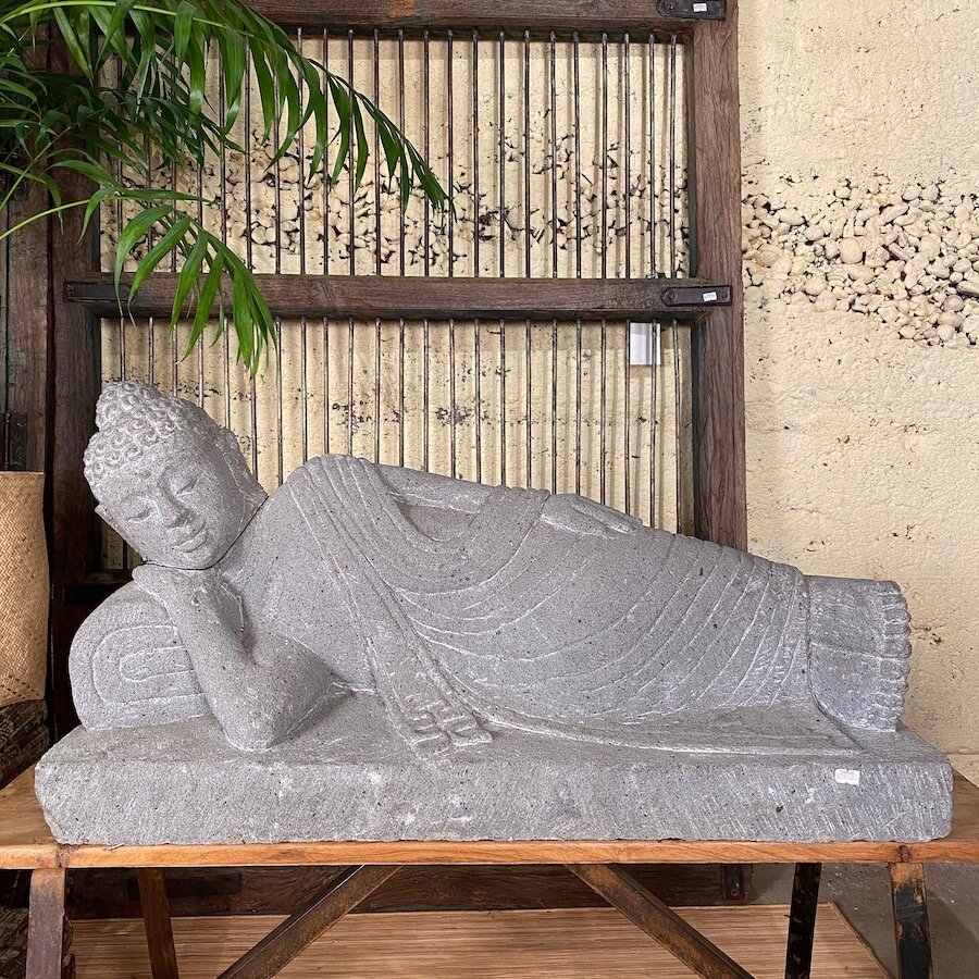 Reclining Buddha Stone Statue