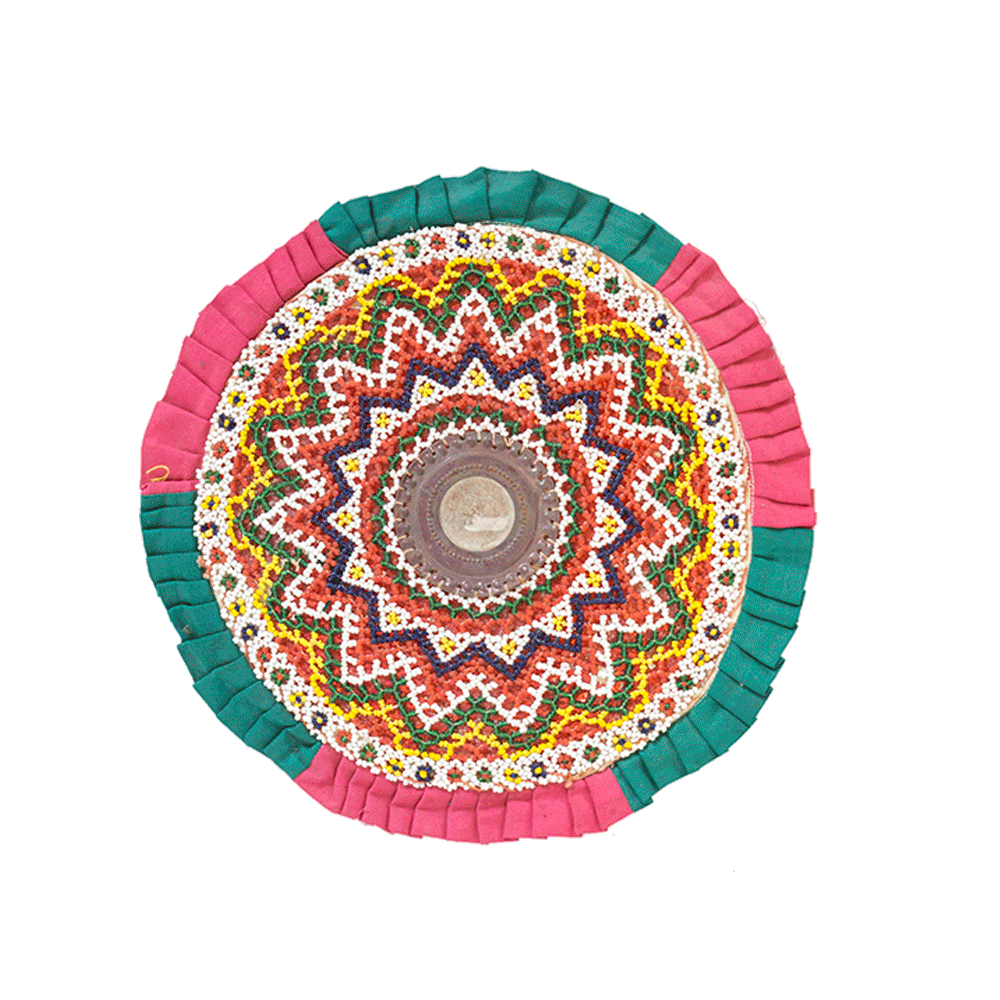 Indian Beaded Wall Ornament 6