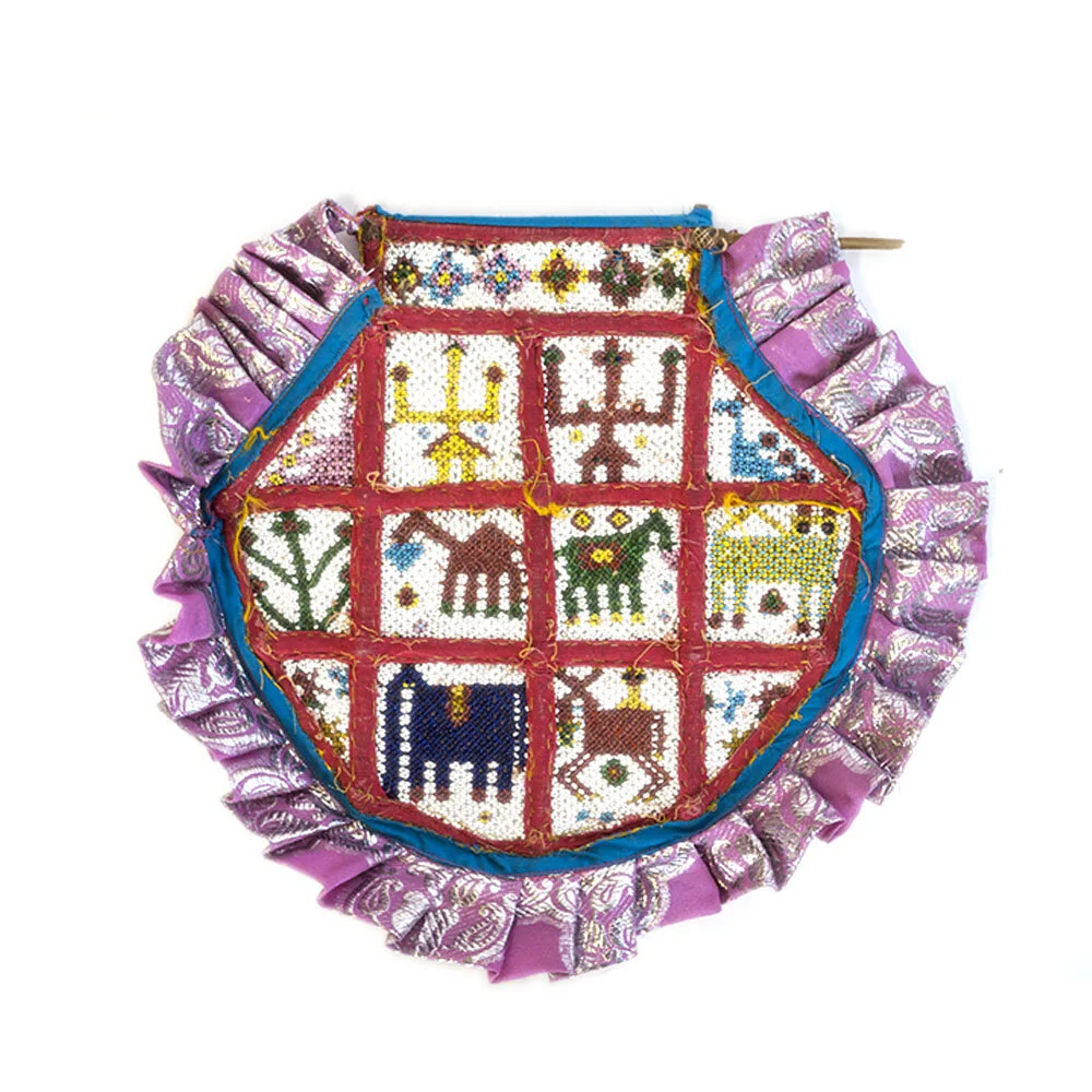 Indian Beaded Wall Ornament 14