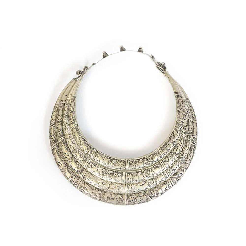 Miao Silver Ceremonial Necklace, 1