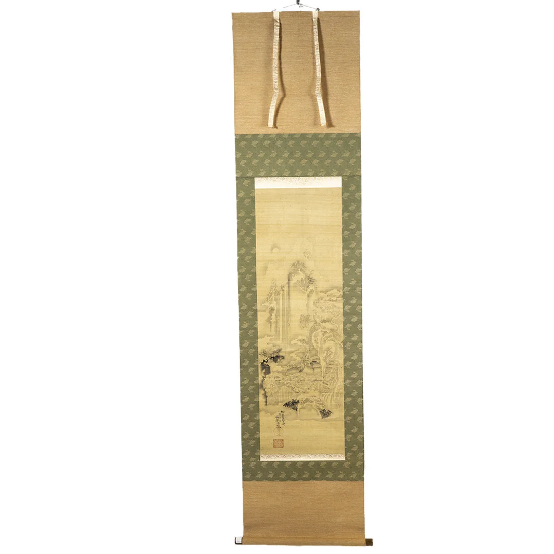 Chinese Landscape Style Japanese Scroll