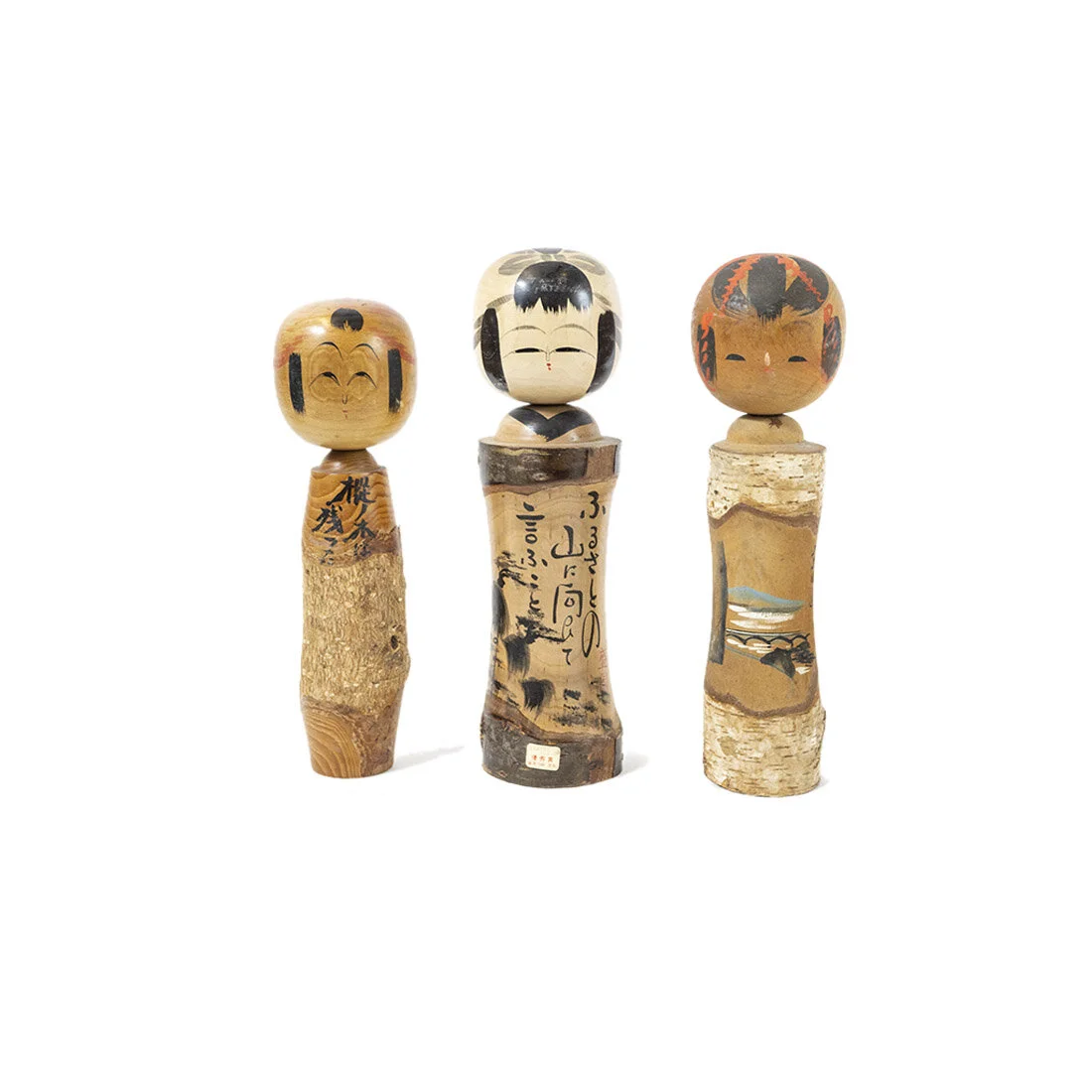 Tree Bark Kokeshi