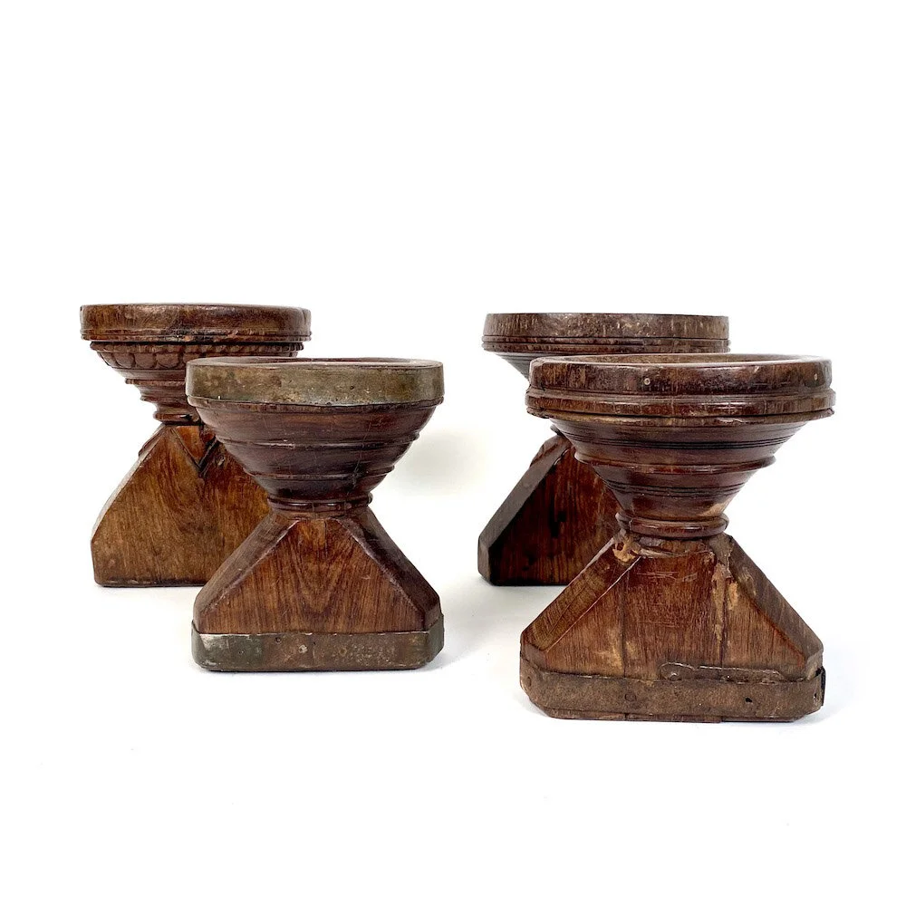 Wooden Candle Holders