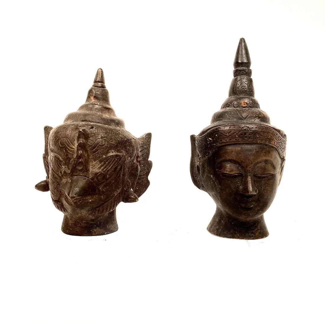 Indonesian Cast Iron Statues