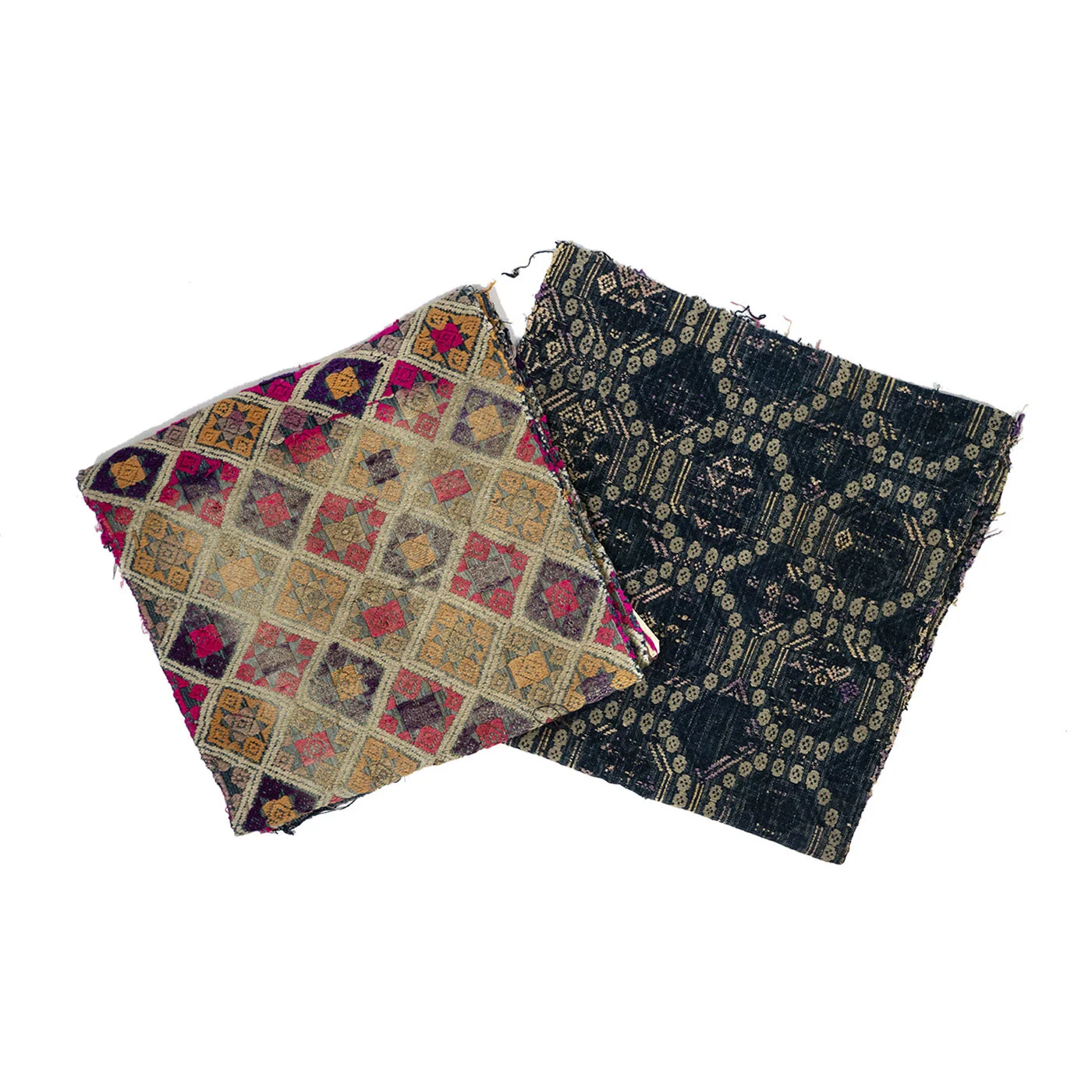 Silk Embroidered Tay Blanket Fragment