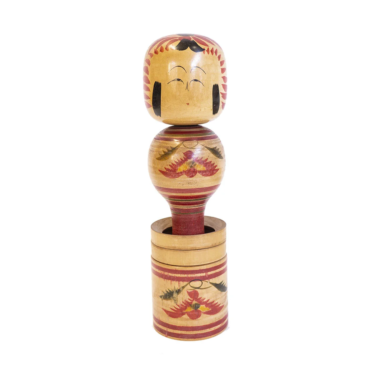Togatta Kokeshi with Rings