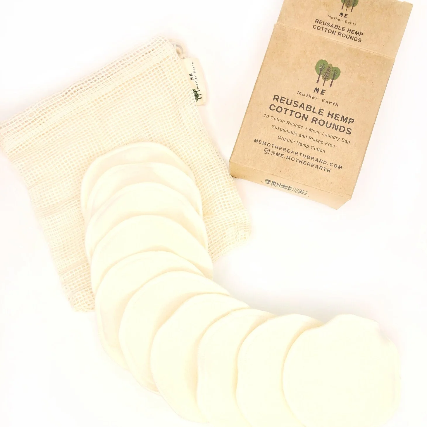 Reusable Organic Cotton Rounds