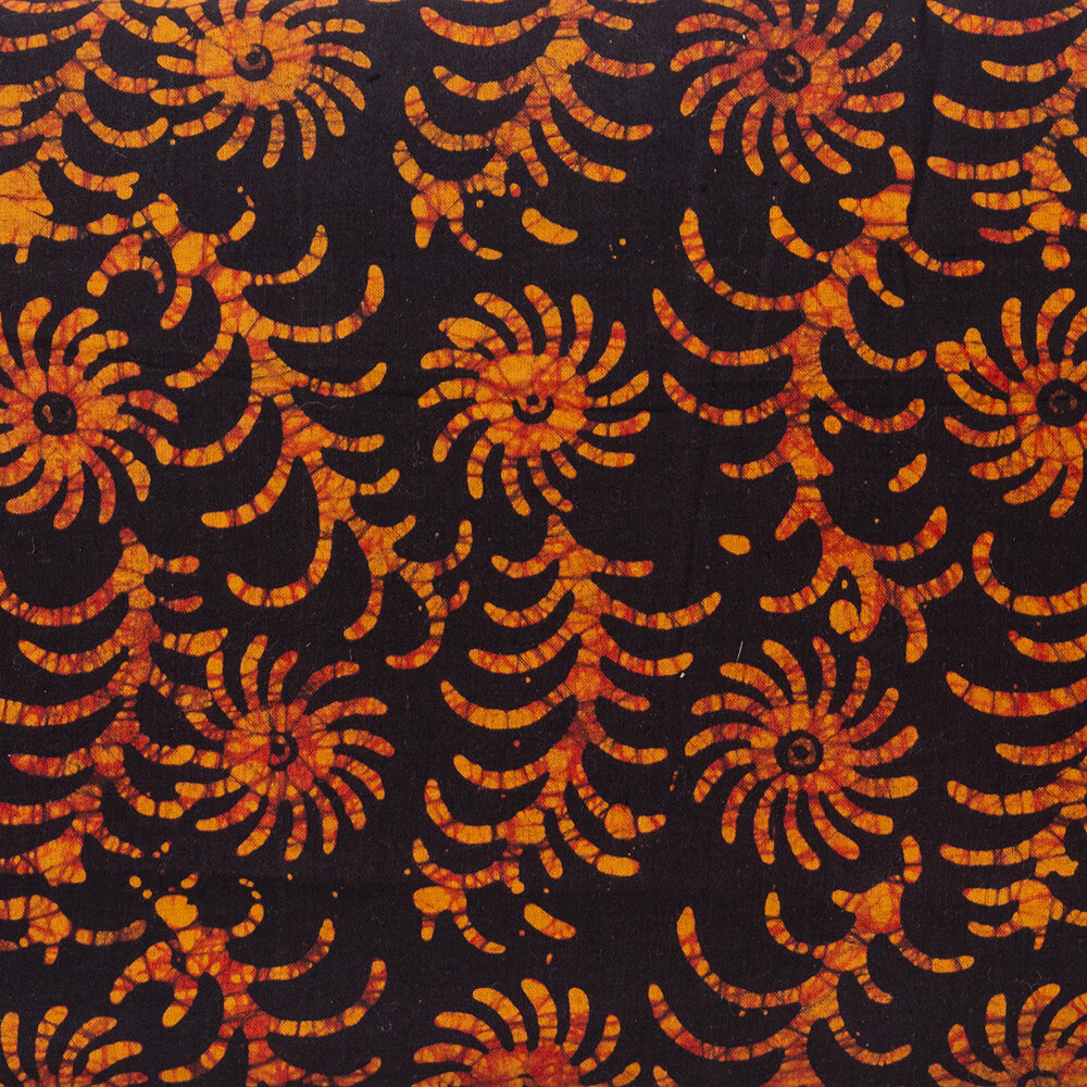 Batik Fabric, Brown Malaysian Patterns — Cargo Inc