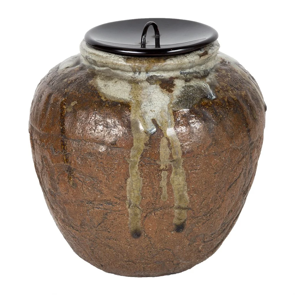 White Glazed Mizusashi