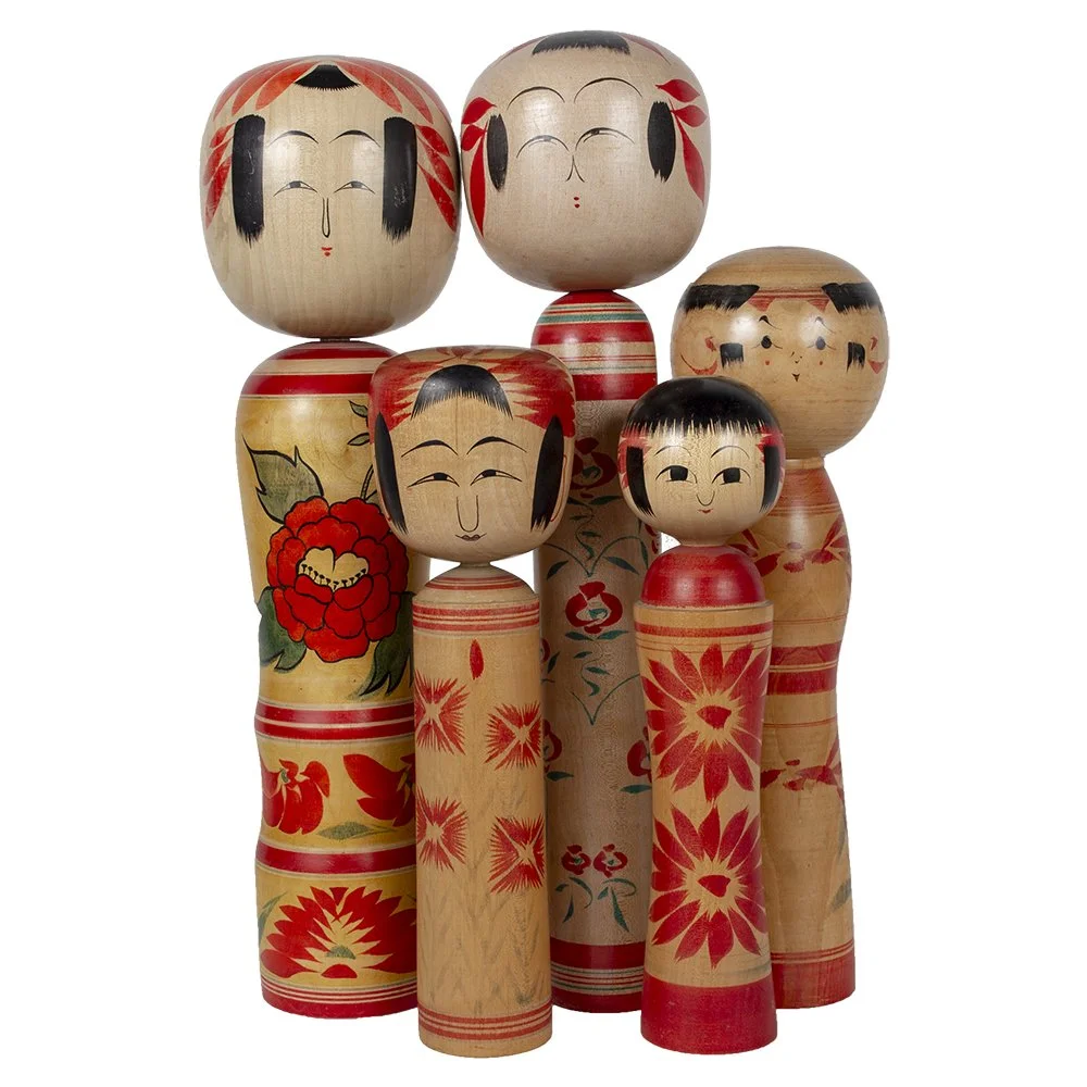 Flower Sister Kokeshi