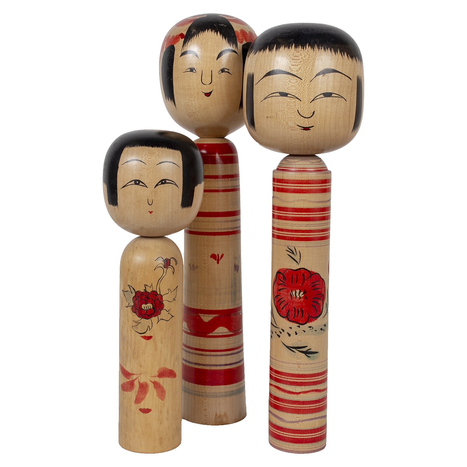 Unique Floral Kokeshi