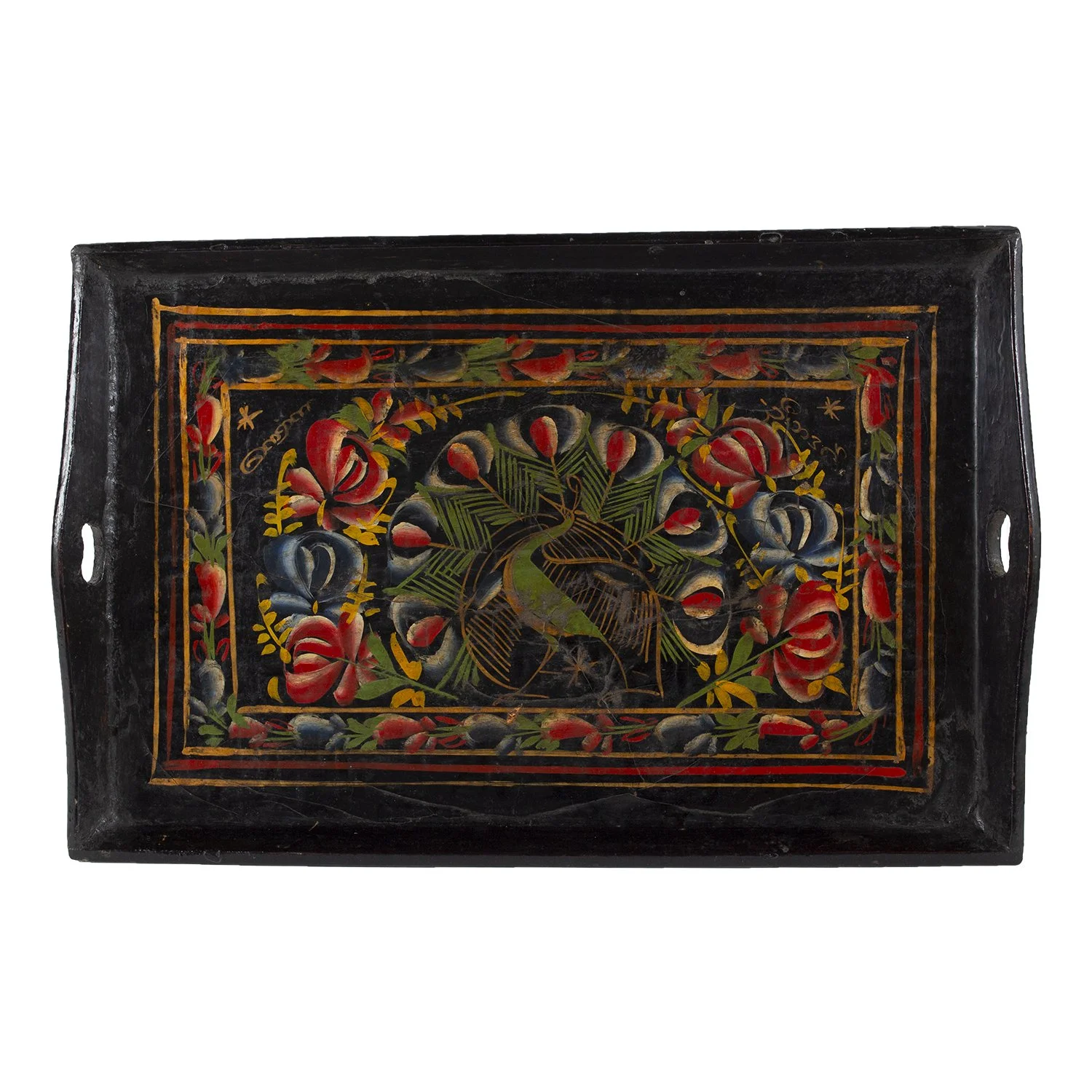 Burmese Lacquerware, Tray