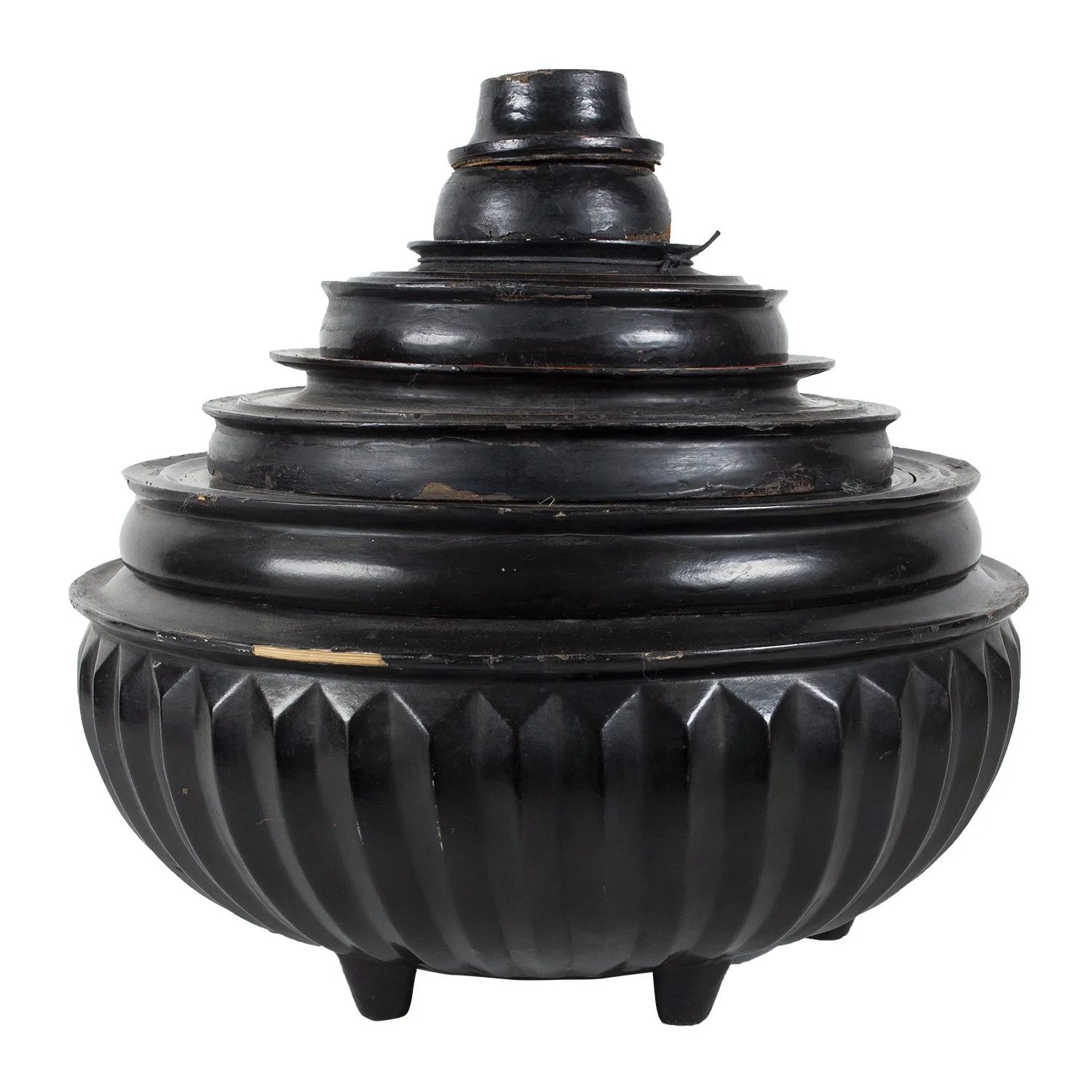 Burmese Lacquerware, Offering Basket