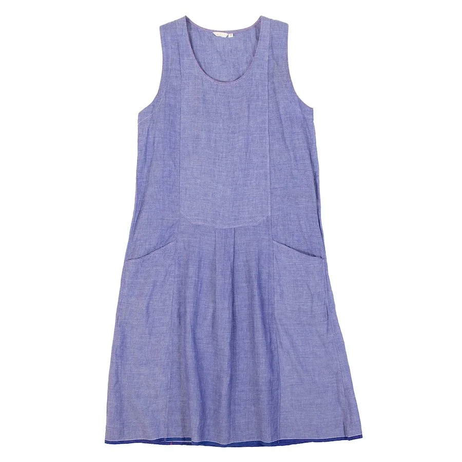 Injiri Cotton Dress, French Violet