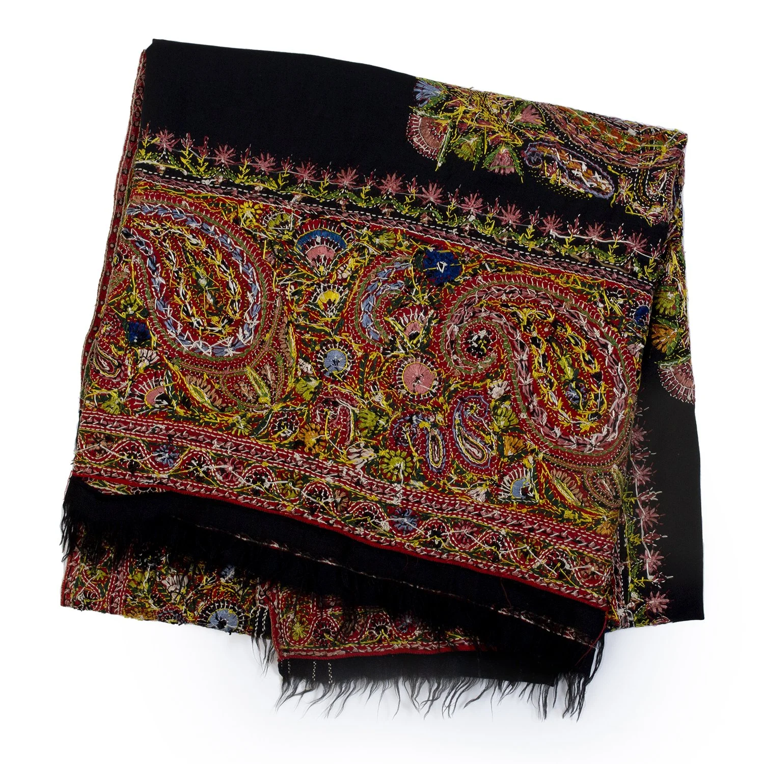 Kashmiri Wool Paisley Shawl