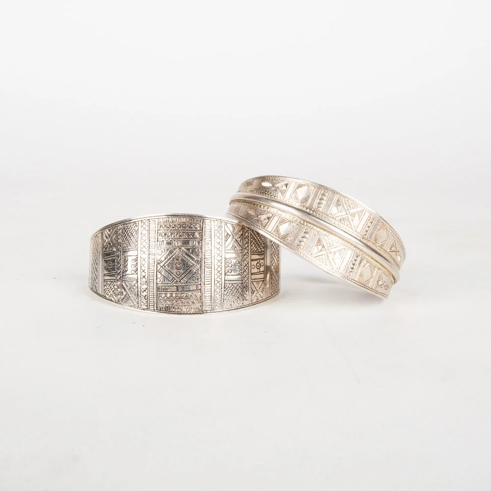 Tuareg Silver Cuffs