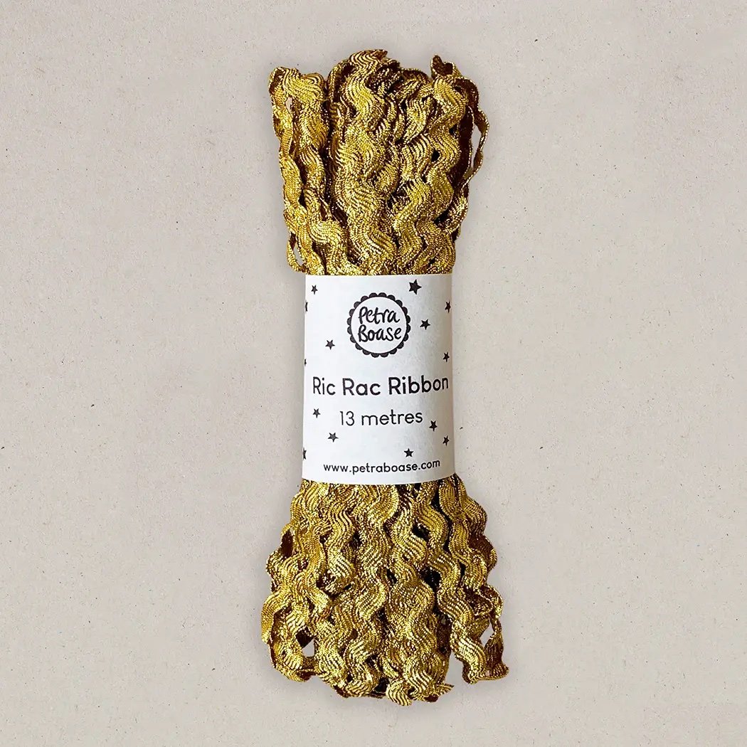 Metallic Ric Rac, Gold