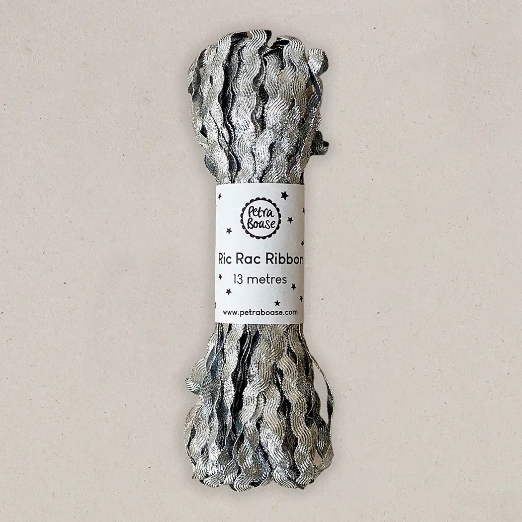 Metallic Ric Rac, Silver