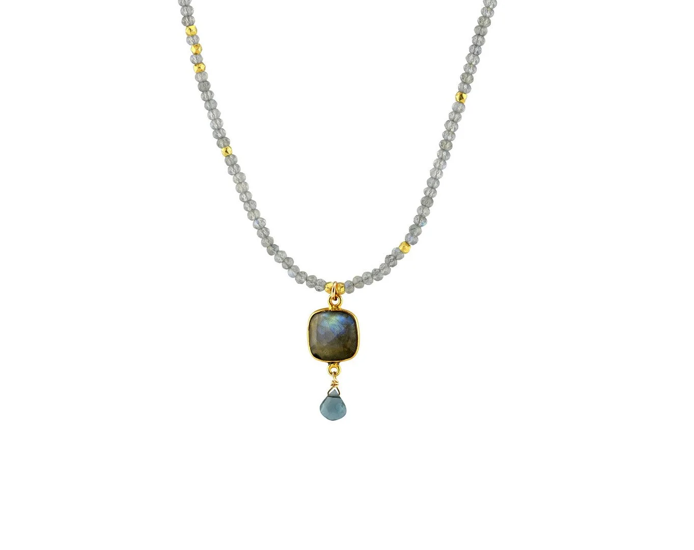 Labradorite pendant necklace by Alicia Van Fleteren
