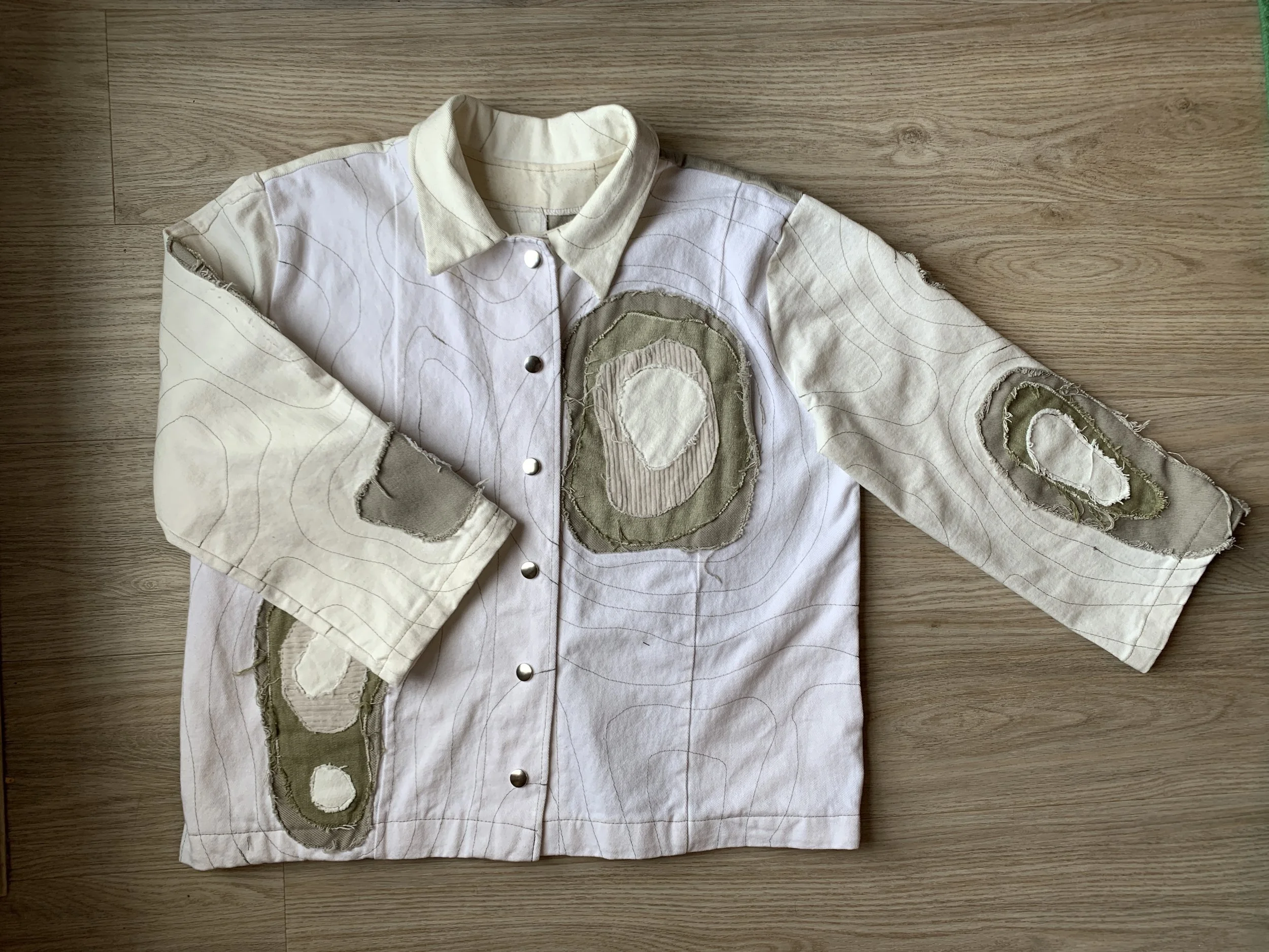 Topogrpahic Patch Chore Jacket
