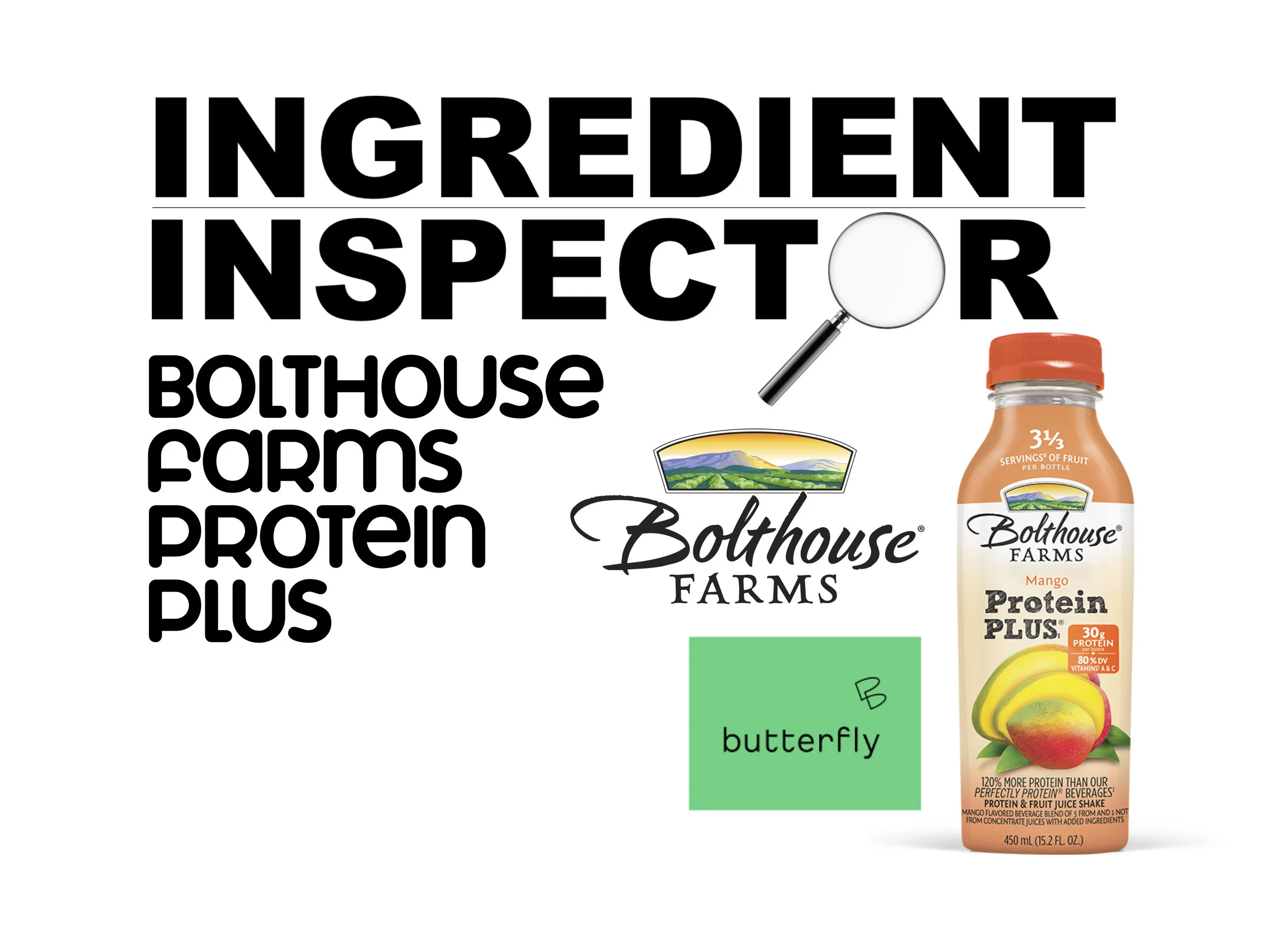 What S In Bolthouse Farms Protein Plus Mango Flavored Protein Shake Fruit Juice Beverage With Added Ingredients Ingredient Inspector